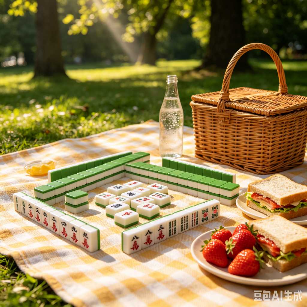 retro text mahjong tiles